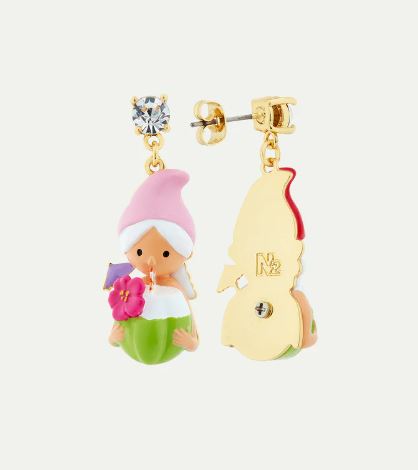 Toadstool family couple and cocktail post earrings