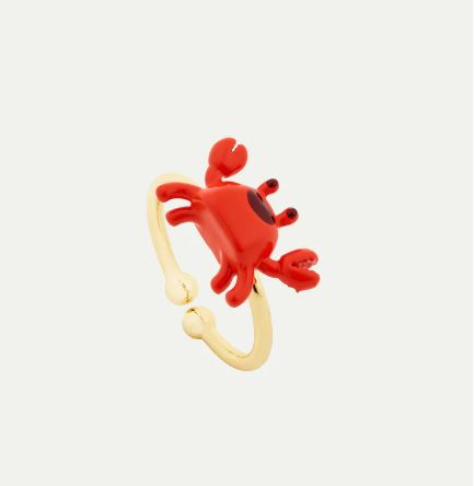 Red crab adjustable ring