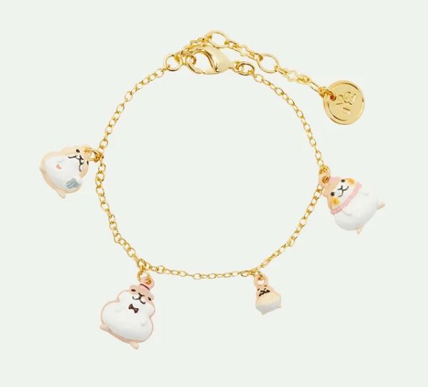 Hamster family charm bracelet